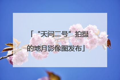 “天问二号”拍摄的地月影像图发布